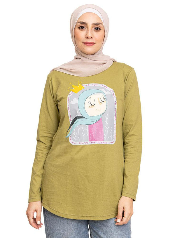 Fern Printed Long - Sleeve Design 56 - Khotwh